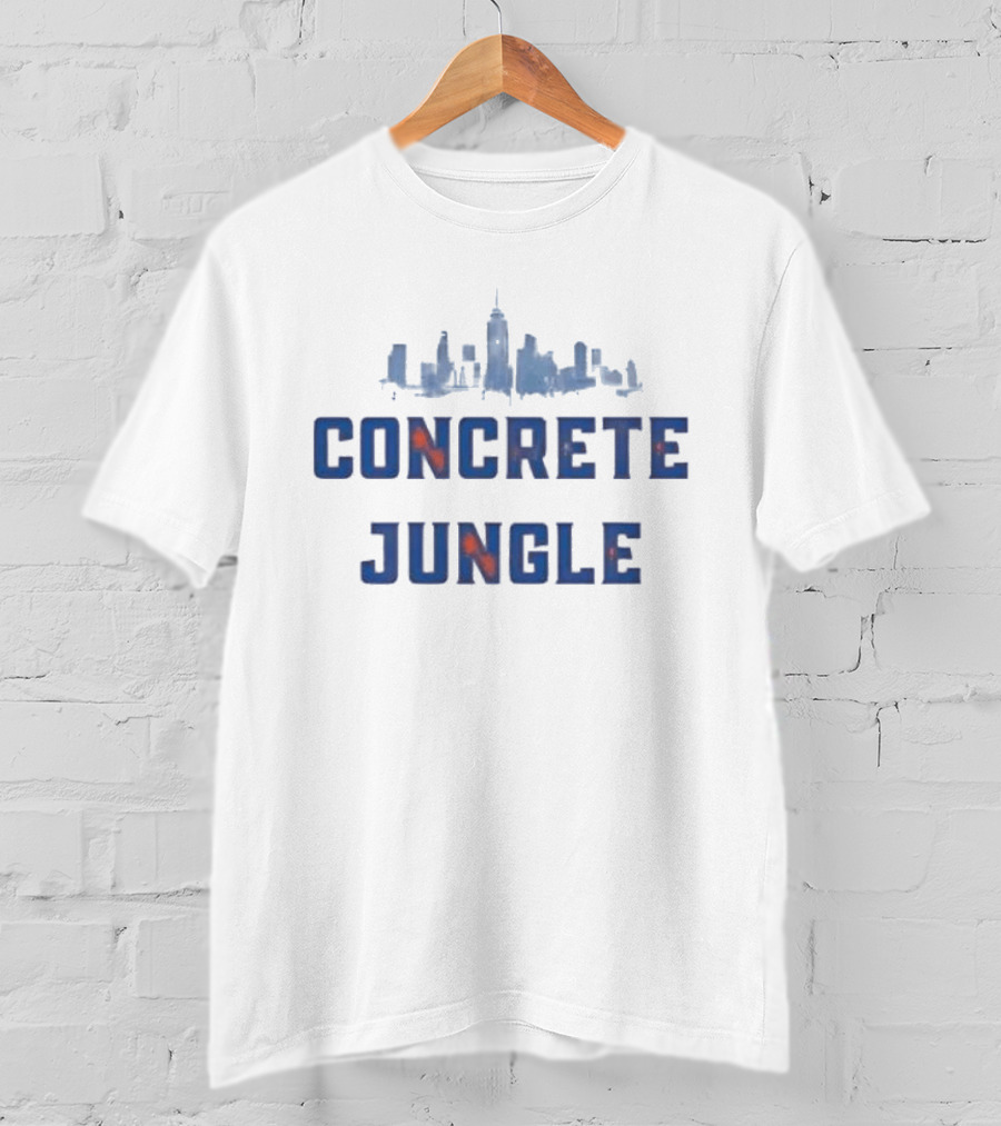 Concrete Jungle New York City Skyline Knicks T-Shirt