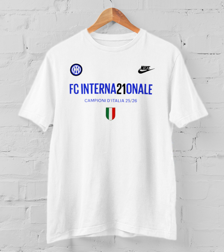 Internazionale FC 21 Campioni D'italia 25 26 Nike T-Shirt