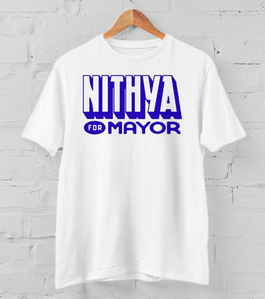 Nithya For Mayor 2026 Election Campaign T-Shirt