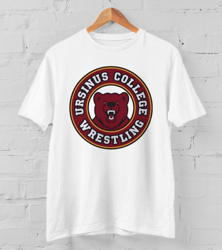 Ursinus College Bear Head Wrestling T-Shirt