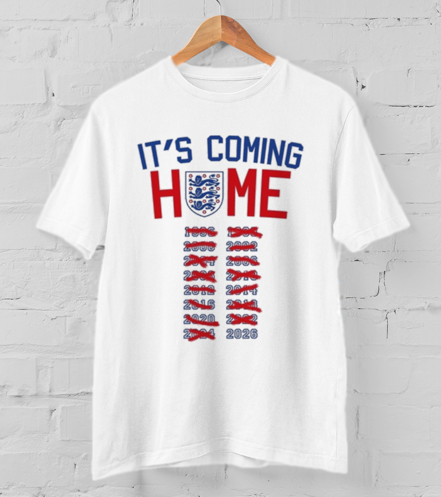 It's Coming Home England Football Anthem 2026 T-Shirt