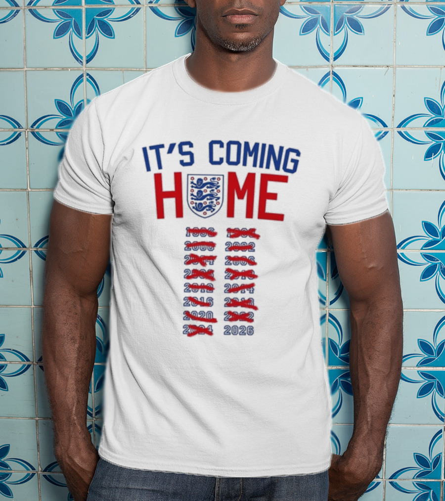 It's Coming Home England Football Anthem 2026 T-Shirt