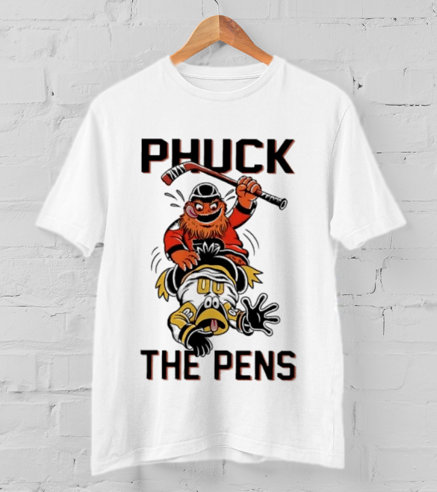 Phuck The Pens Philadelphia Flyers Rivalry Hockey T-Shirt