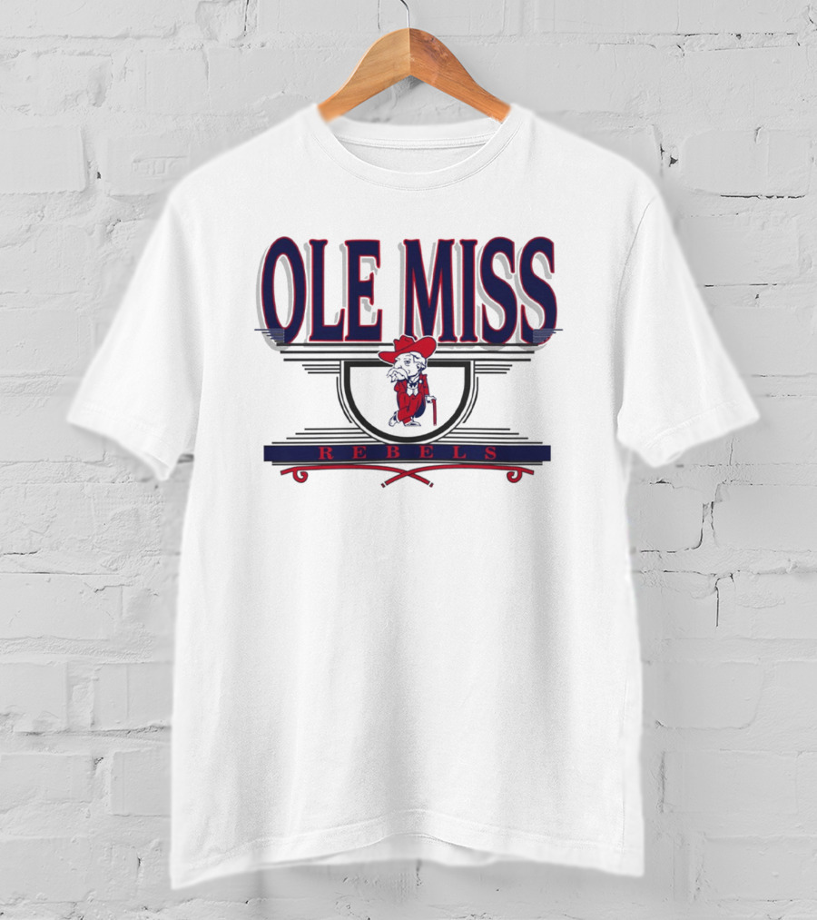 Ole Miss Rebels Vintage Mascot Fan T-Shirt
