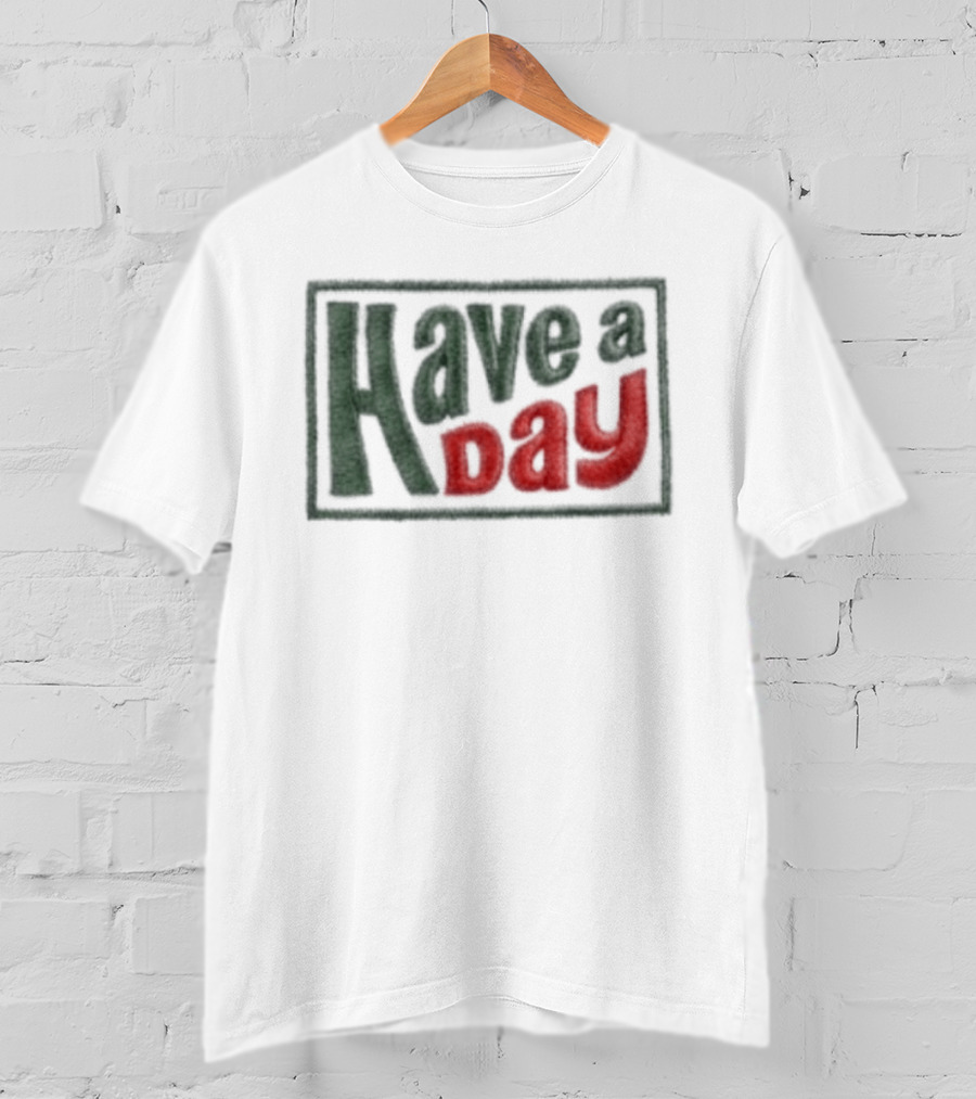 Robby Berger Have A Day Rope Hat Retro Bold Font T-Shirt