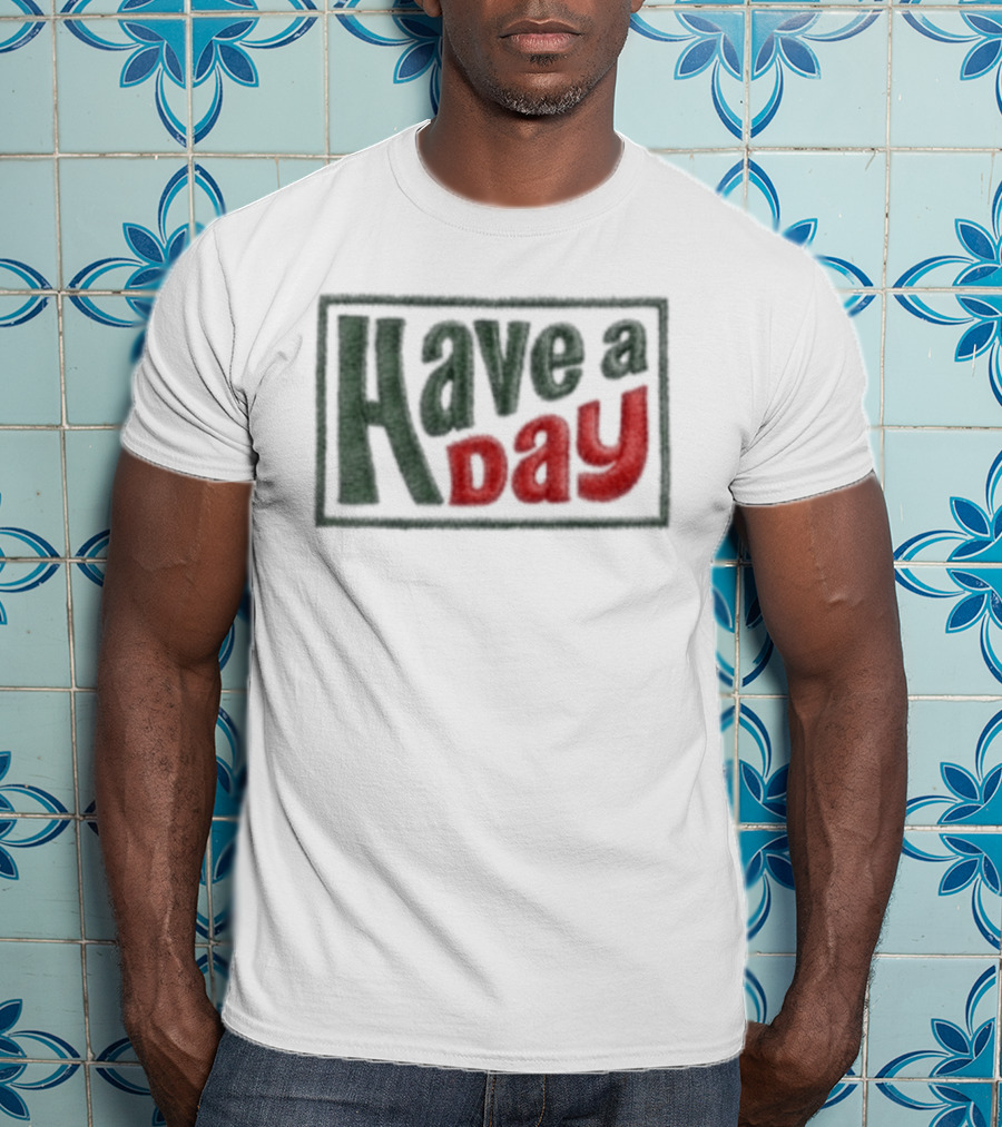 Robby Berger Have A Day Rope Hat Retro Bold Font T-Shirt