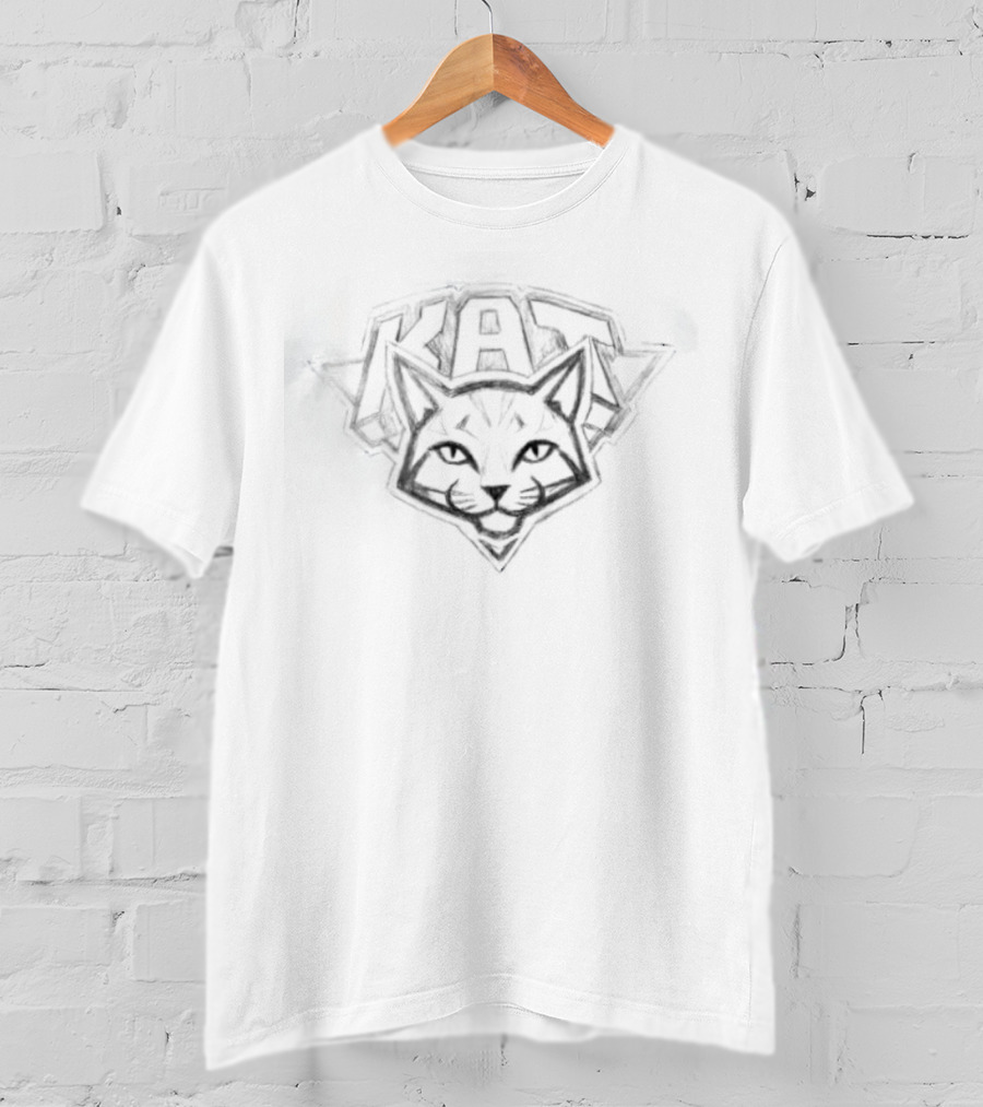 KAT Knicks Sketch Cat Head T-Shirt
