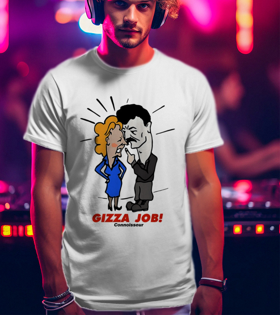Yosser Hughes Gizza Job Cartoon Illustration By Comictees.com T-Shirt