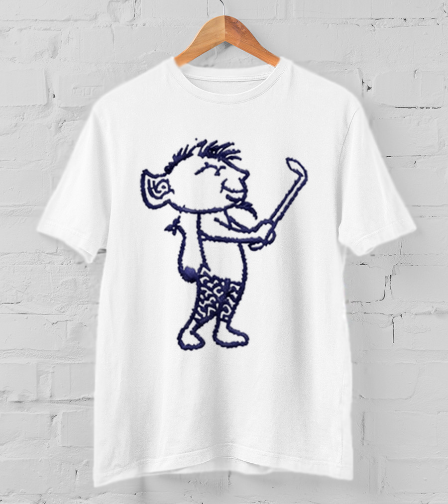 Ryan Jamison DIBS DePaul Golf Hat Character Sketch T-Shirt