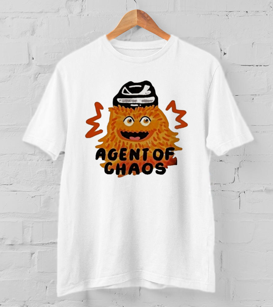 Gritty Agent Of Chaos Philadelphia Flyers T-Shirt