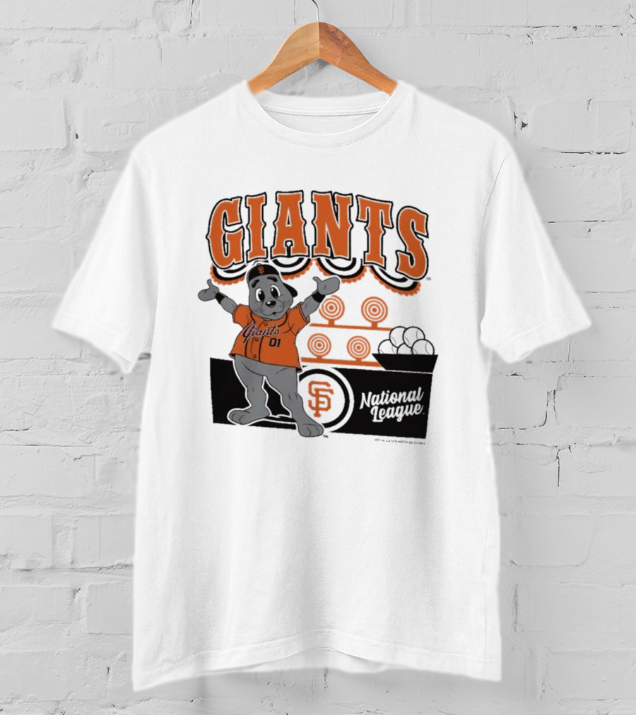 San Francisco Giants Mitchell & Ness Cream Step Back Up Giants National League T-Shirt