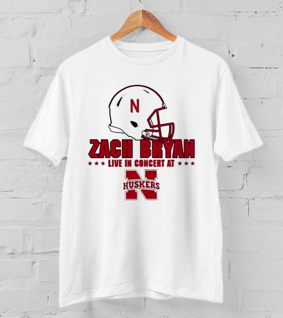 Zach Bryan Live In Concert At Nebraska Huskers 2026 T-Shirt