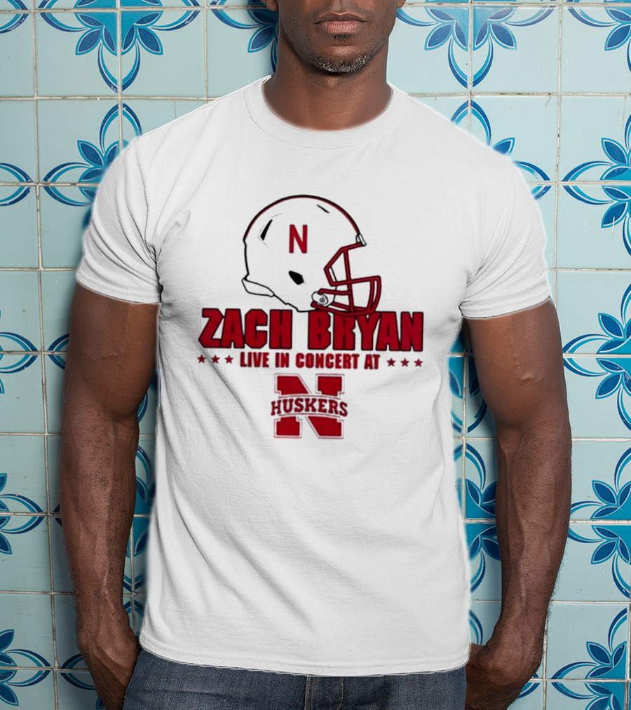 Zach Bryan Live In Concert At Nebraska Huskers 2026 T-Shirt