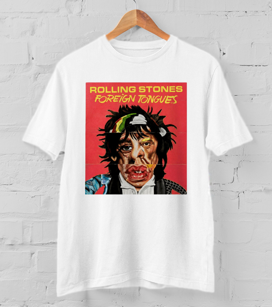 The Rolling Stones Foreign Tongues Album Cover Art 2026 T-Shirt