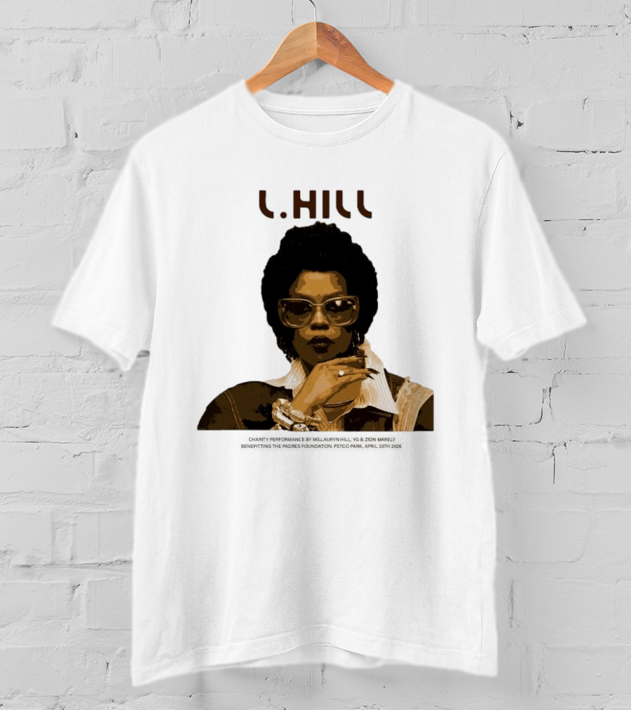 Ms Lauryn Concert Hill MLH Charity Dinner On The Diamond T-Shirt