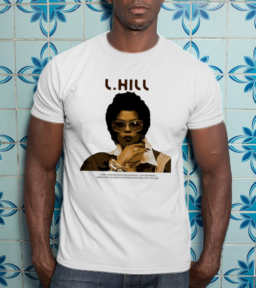 Ms Lauryn Concert Hill MLH Charity Dinner On The Diamond T-Shirt