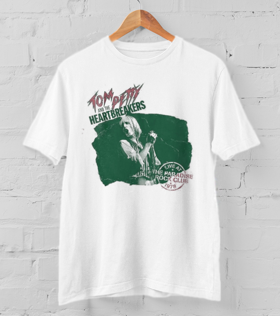 Tom Petty Live At The Paradise Rock Club Boston 1978 T-Shirt