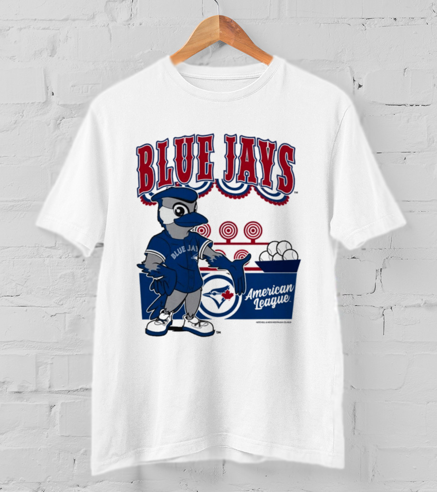 Toronto Blue Jays Mitchell Ness Step Back Up Cream American League T-Shirt