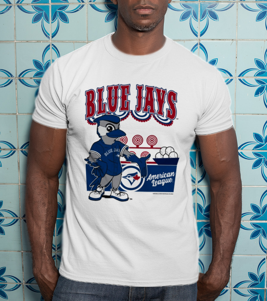 Toronto Blue Jays Mitchell Ness Step Back Up Cream American League T-Shirt