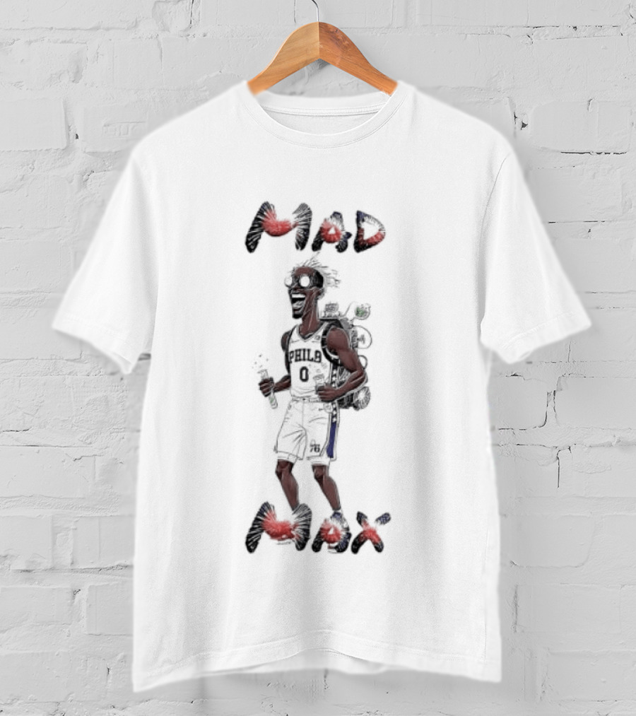 Tyrese Maxey Mad Max 76ers Basketball Player Sports T-Shirt