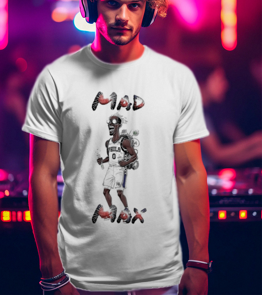 Tyrese Maxey Mad Max 76ers Basketball Player Sports T-Shirt
