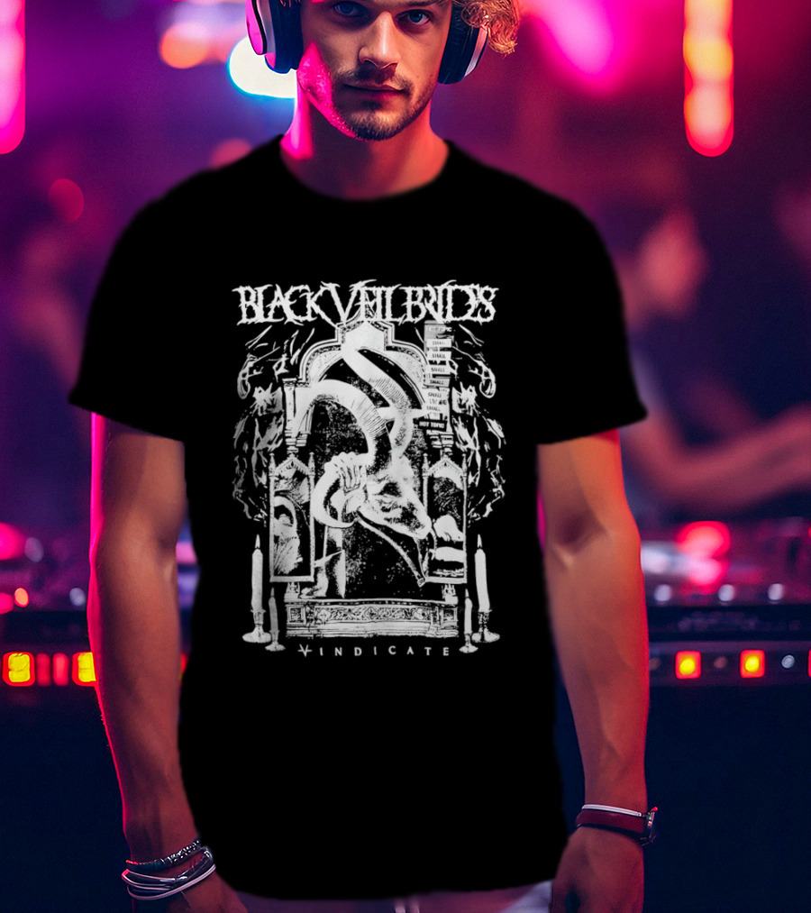 Black Veil Brides Vindicate Candles And Serpentine T-Shirt