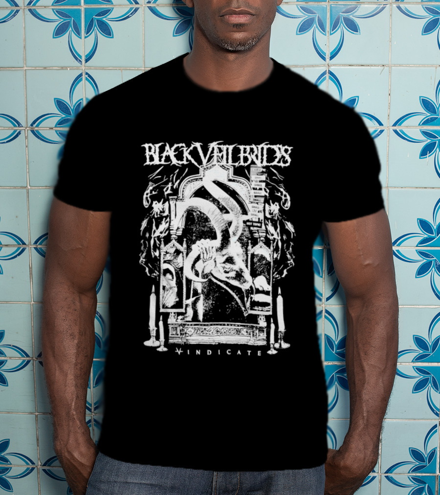 Black Veil Brides Vindicate Candles And Serpentine T-Shirt