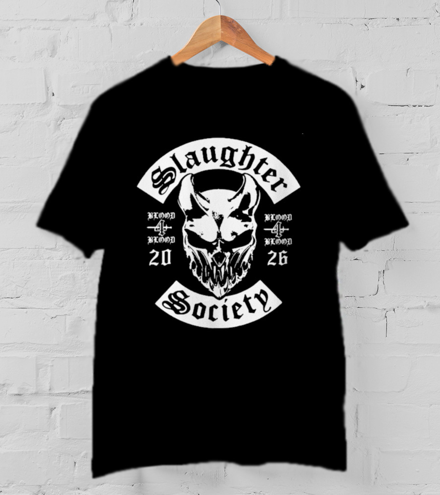 Slaughter Society Blood4Blood Event 2026 Daytona Beach Florida T-Shirt