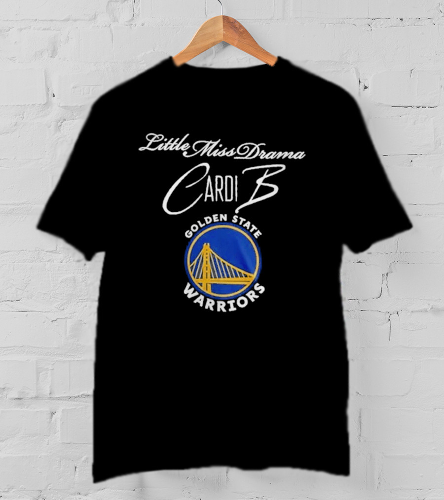 Cardi B Little Miss Drama Golden State Warriors Tour T-Shirt