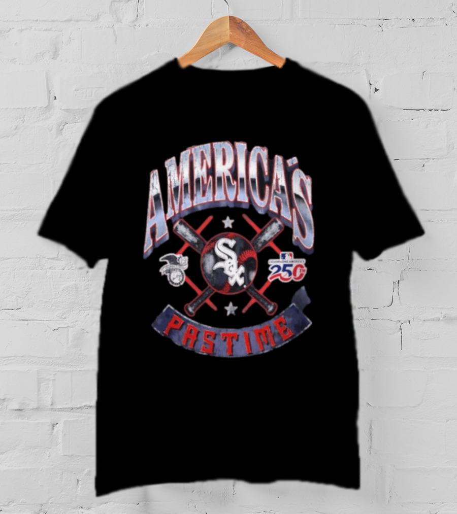 Chicago White Sox America's Pastime Celebrating 250th MLB Anniversary T-Shirt