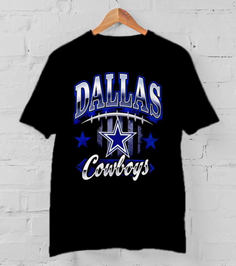 Dallas Cowboys Americana 2026 Star And Stripes Football Team Fan T-Shirt