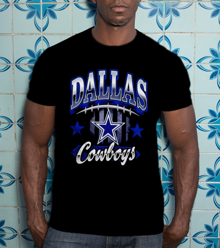 Dallas Cowboys Americana 2026 Star And Stripes Football Team Fan T-Shirt
