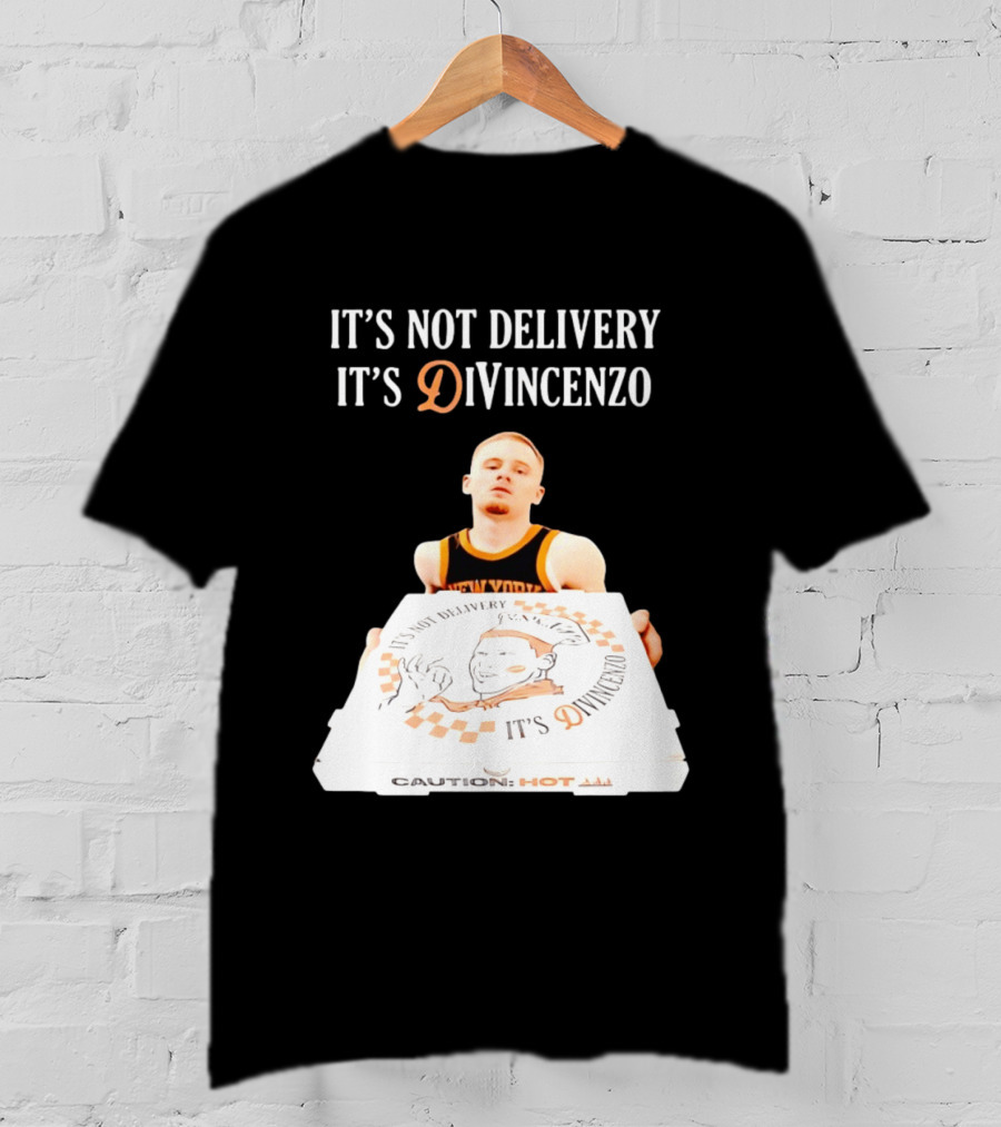 It's Not Delivery It's DiVincenzo Basketball Pizza Box T-Shirt