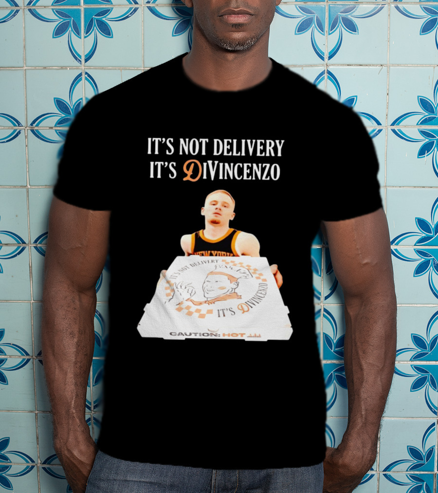 It's Not Delivery It's DiVincenzo Basketball Pizza Box T-Shirt