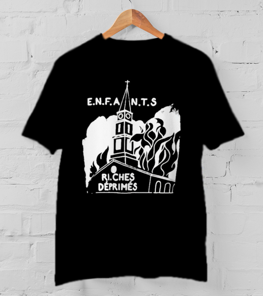 ENFANTS Riches Déprimés Burning Church Enhypen Wear T-Shirt