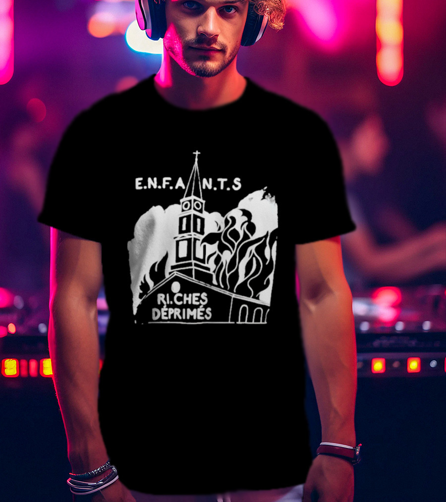 ENFANTS Riches Déprimés Burning Church Enhypen Wear T-Shirt