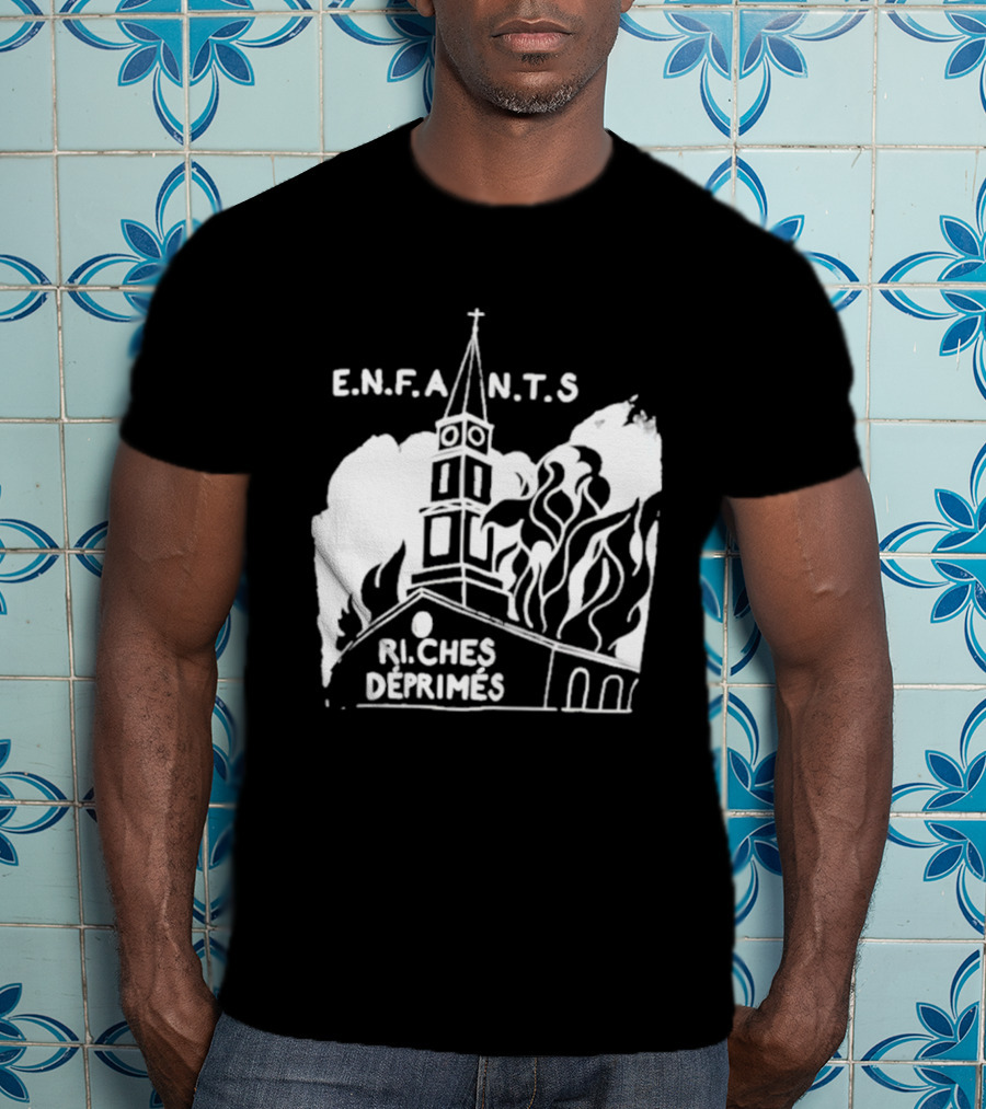 ENFANTS Riches Déprimés Burning Church Enhypen Wear T-Shirt