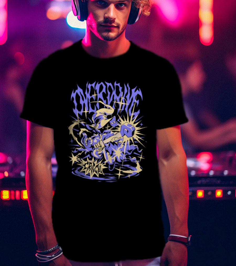 Final Fantasy Overdrive Explosive Cosmic Guitar Power T-Shirt
