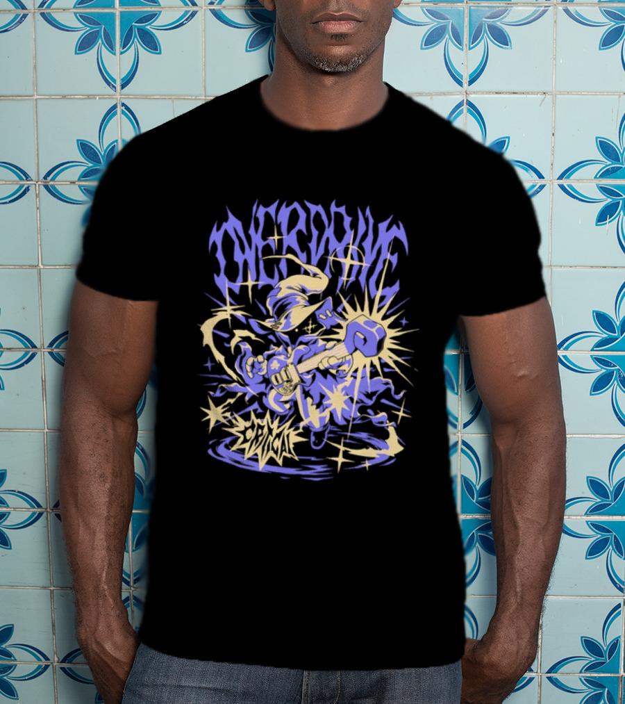 Final Fantasy Overdrive Explosive Cosmic Guitar Power T-Shirt