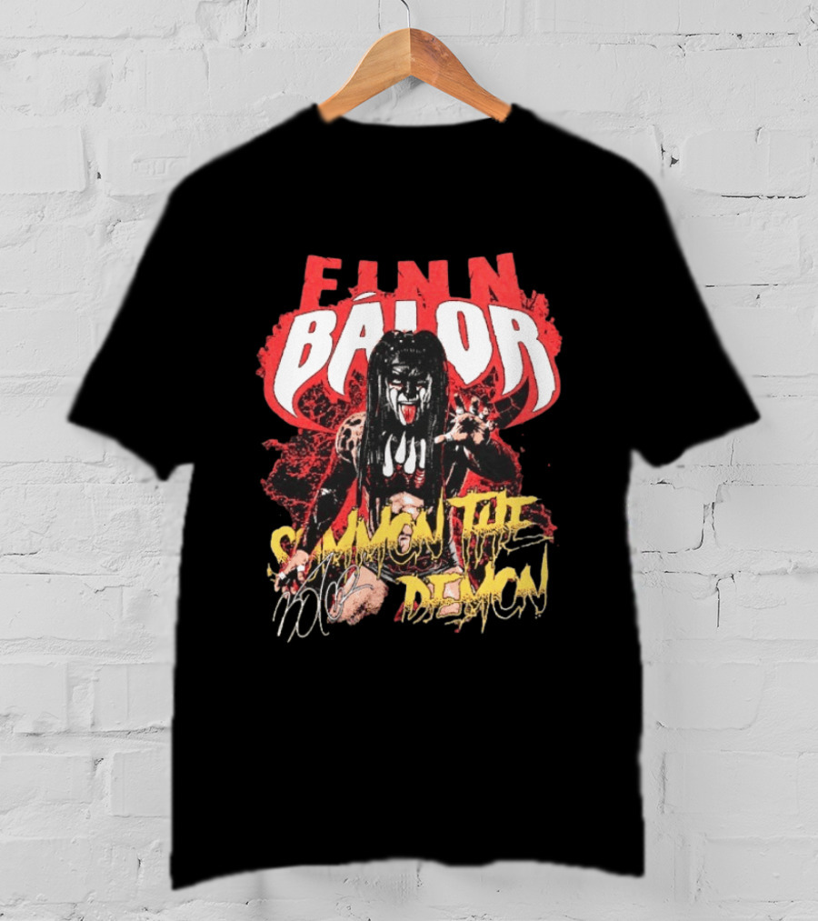 Finn Bálor Summon The Demon WWE Fan Merchandise T-Shirt
