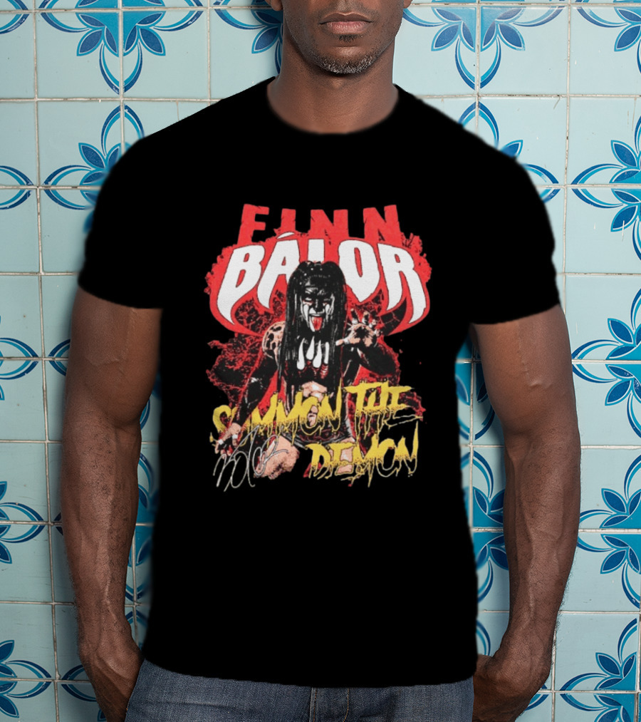 Finn Bálor Summon The Demon WWE Fan Merchandise T-Shirt