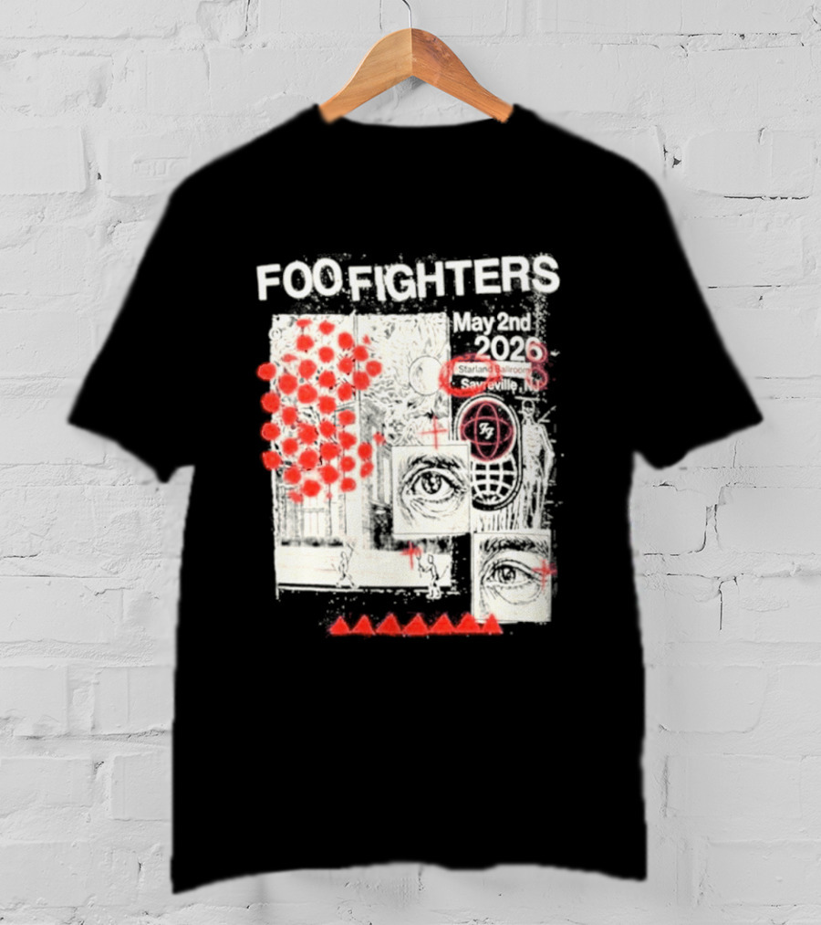 Foo Fighters Sayreville New Jersey 2026 Starland Ballroom May 2nd Your Favorite Toy T-Shirt