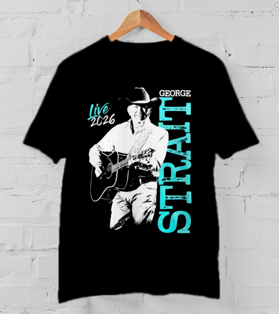 George Strait Live 2026 Death Valley Edition Black T-Shirt