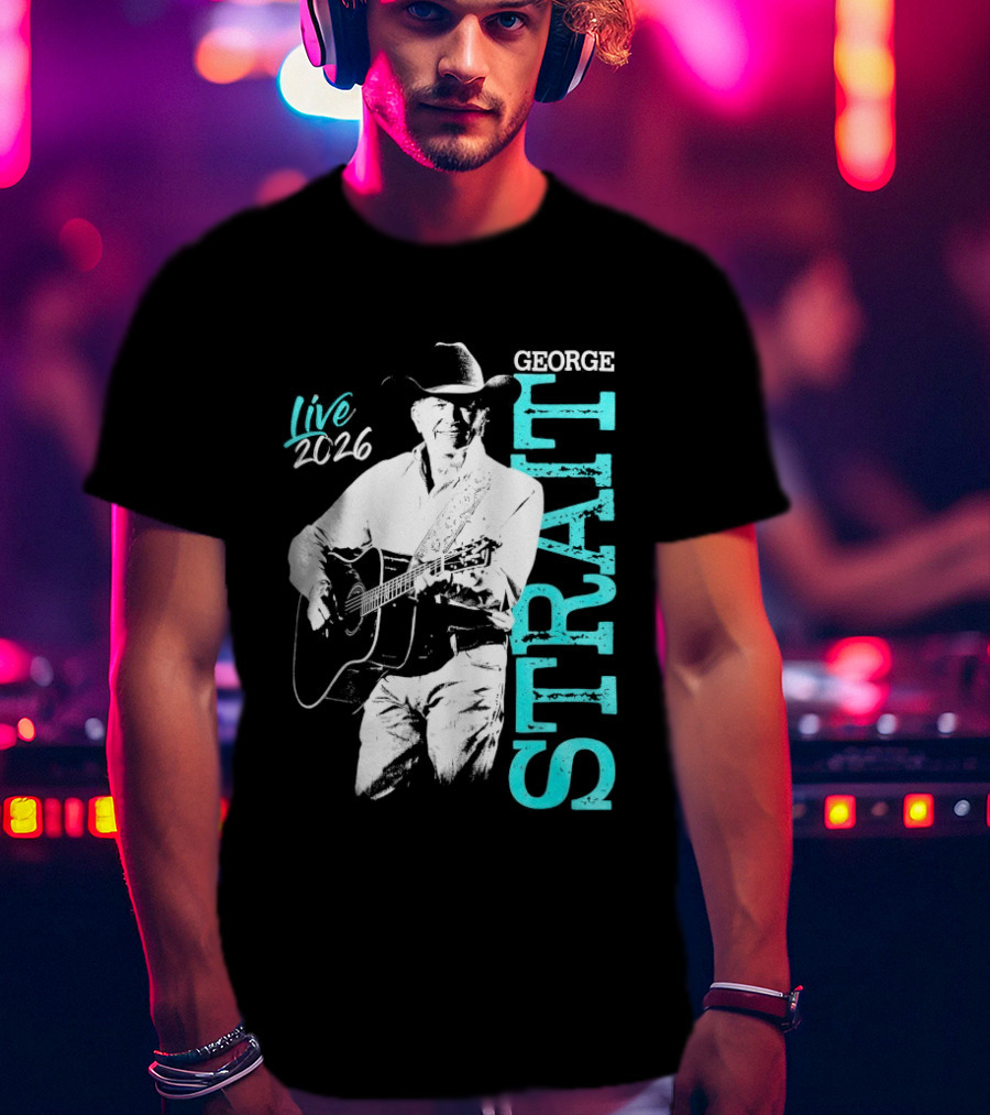 George Strait Live 2026 Death Valley Edition Black T-Shirt