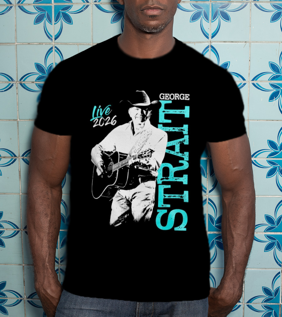 George Strait Live 2026 Death Valley Edition Black T-Shirt