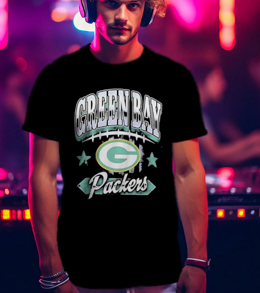 Green Bay Packers Americana 2026 Edition With Stars And Classic Team T-Shirt