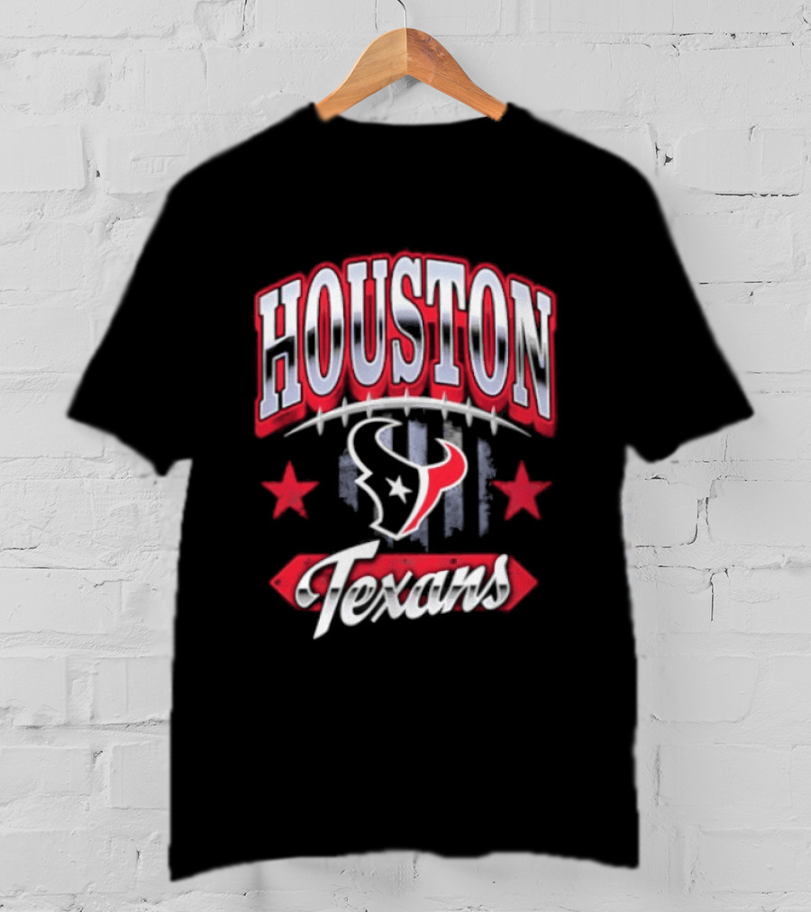 Houston Texans 2026 Americana Stars And Stripes T-Shirt