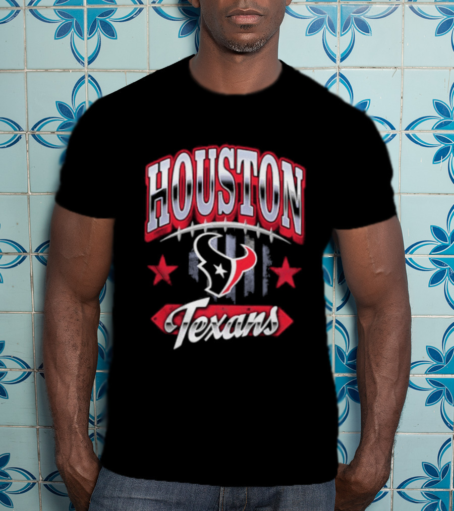 Houston Texans 2026 Americana Stars And Stripes T-Shirt