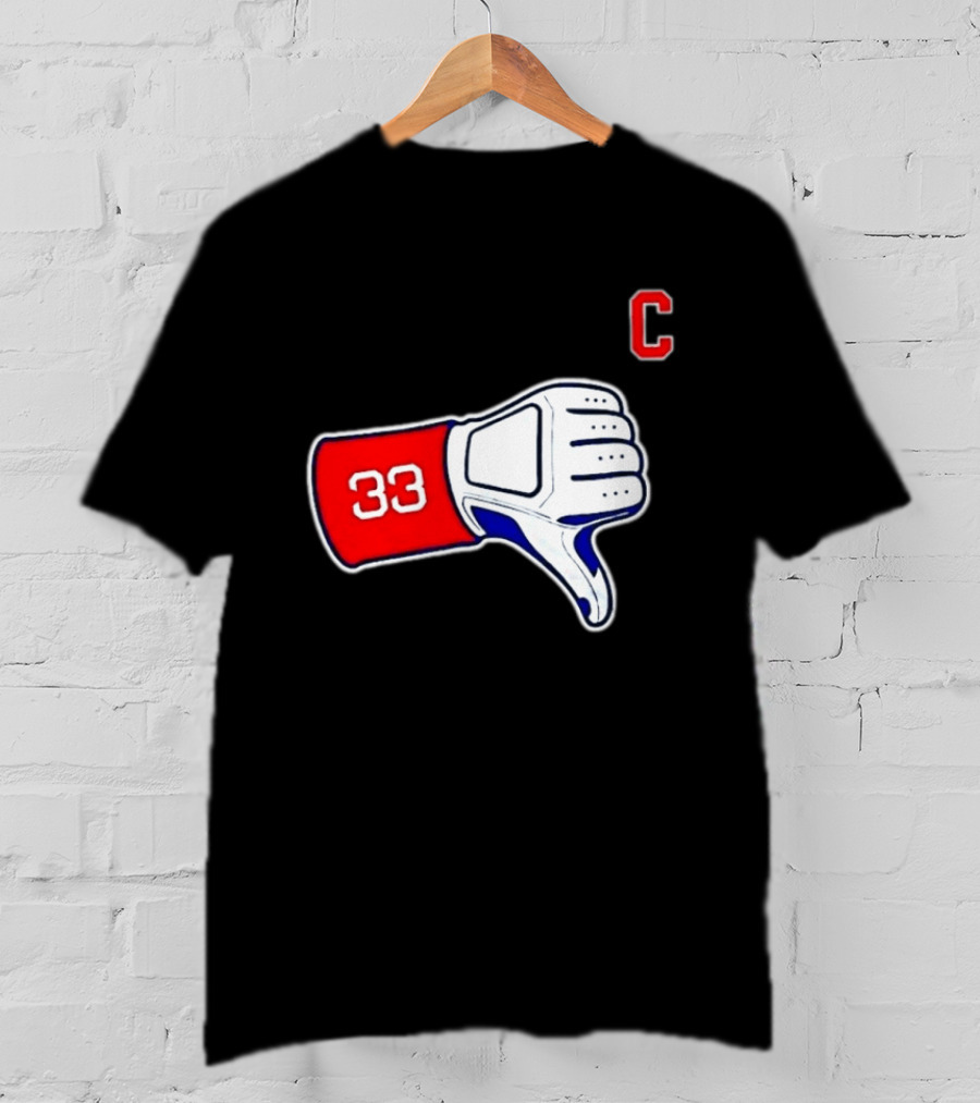 Jason Varitek Iconic 33 Thumbs Down Gesture Red Sox Symbol C T-Shirt