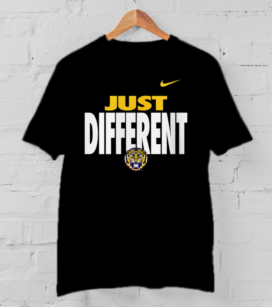 Just Different LSU Tigers Nike Iconic Team Spirit T-Shirt